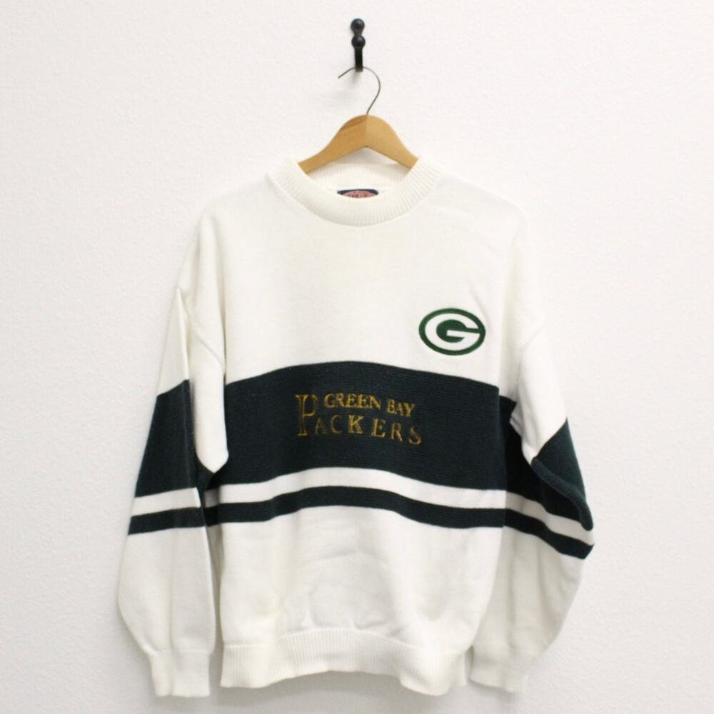 Vintage Green Bay Packers Football Sweater XL